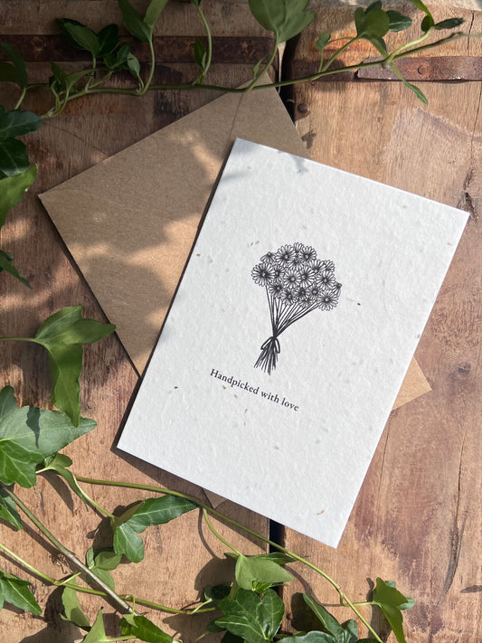 Handpicked For You Plantable Seed Card