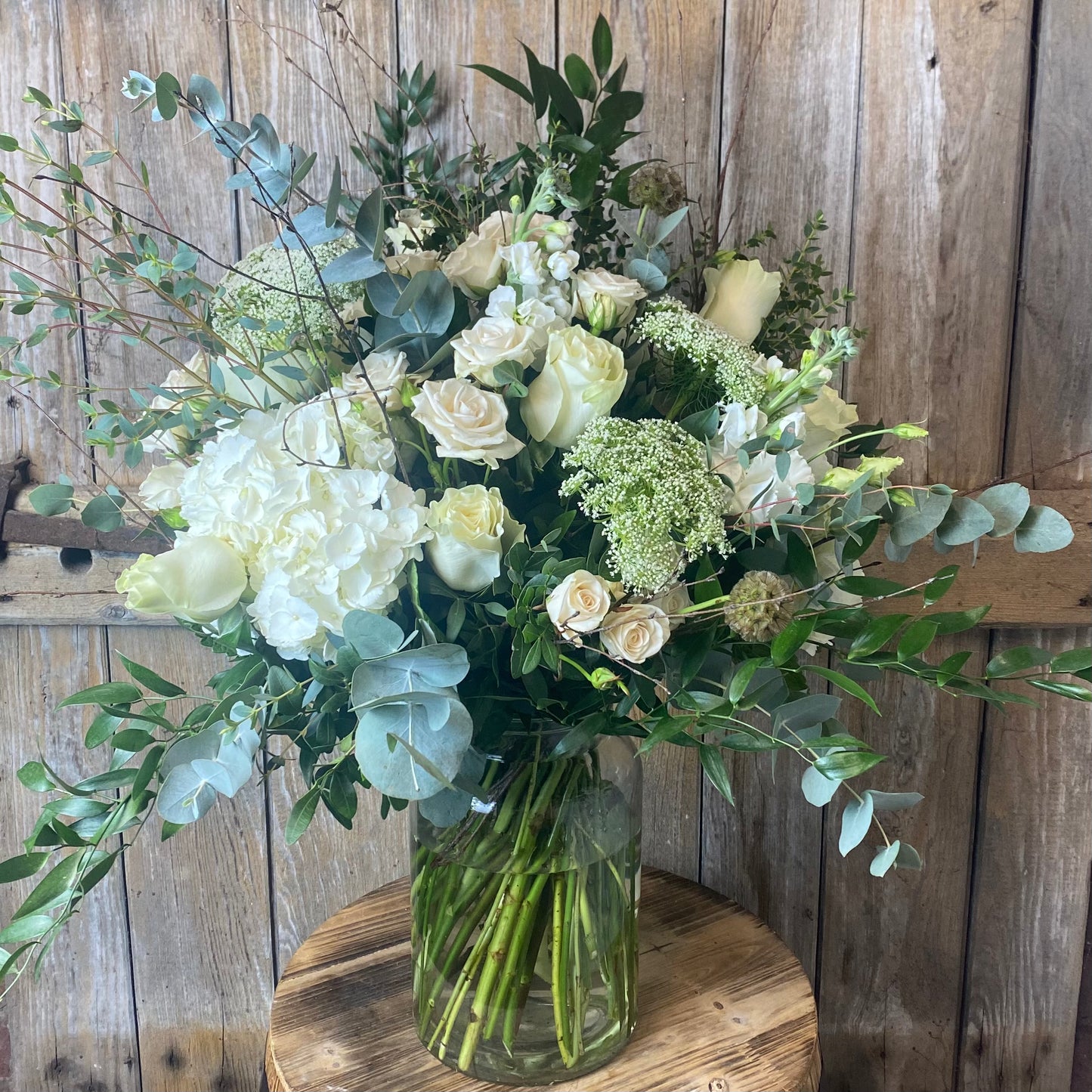 White & Green Bouquet